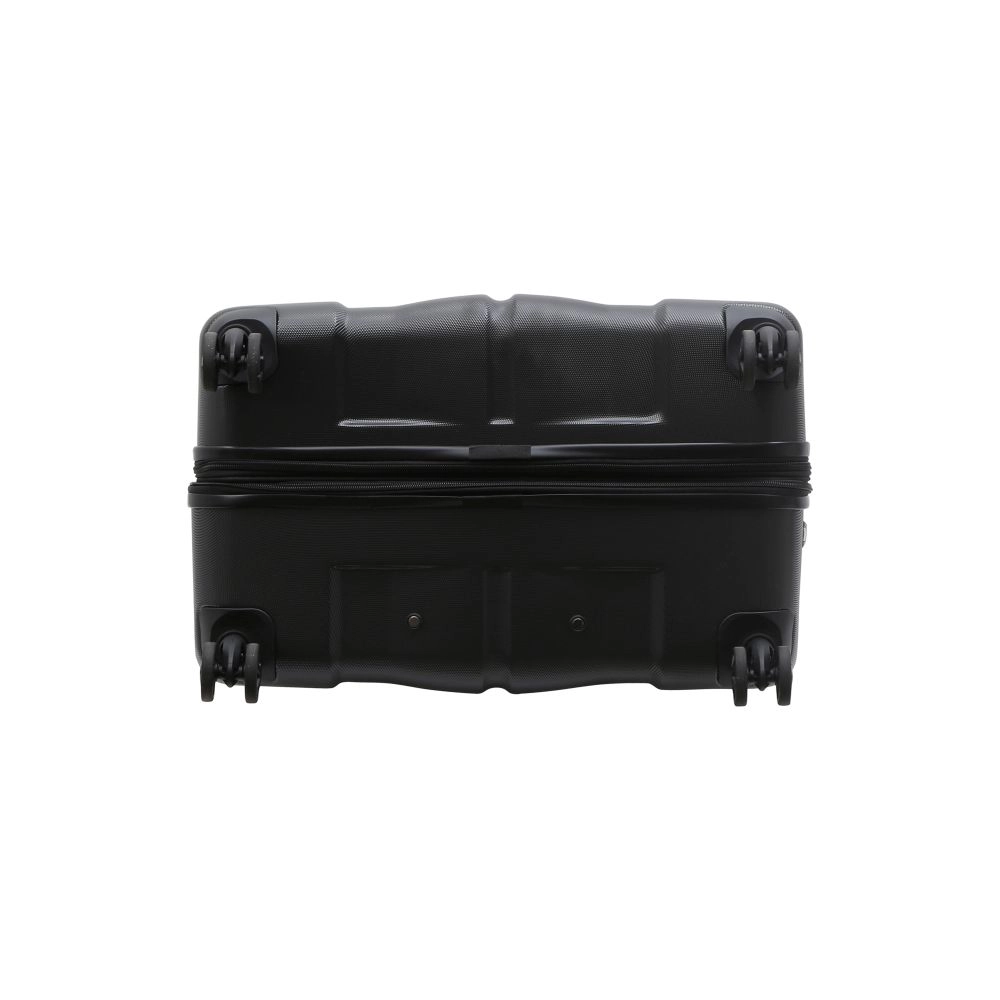 Mala de Viagem Grande Expansível em Abs Samsonite Fiero Cadeado Tsa e Rodas Duplas 360 Preta