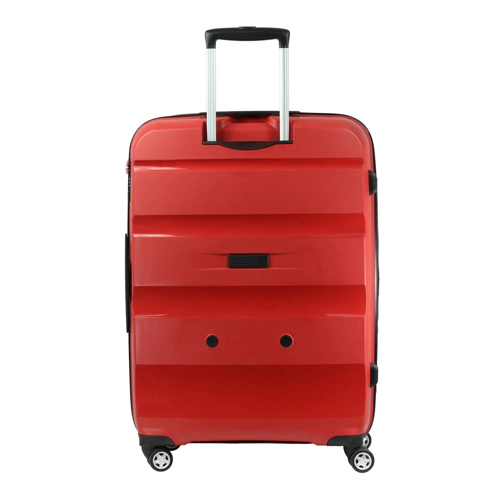 Mala de Viagem Grande Expansível em Polipropileno Samsonite Spin Air Cadeado Tsa Vermelha