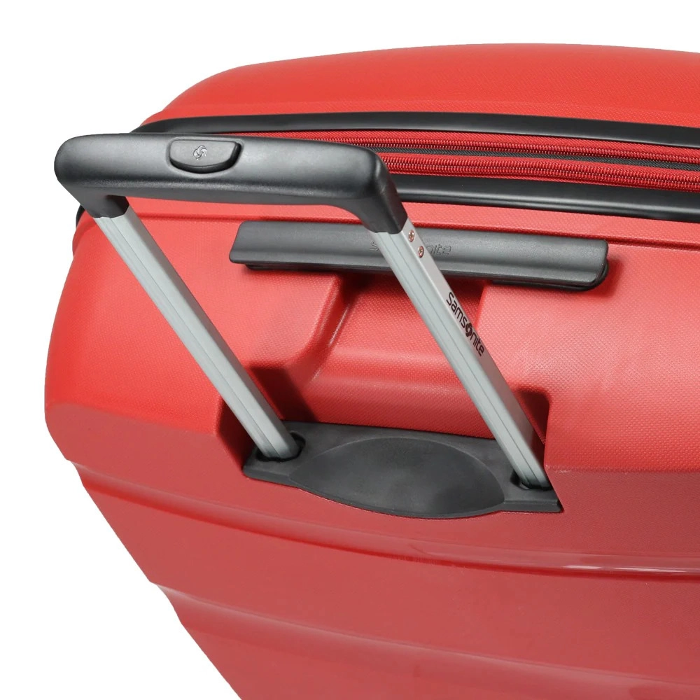 Mala de Viagem Grande Expansível em Polipropileno Samsonite Spin Air Cadeado Tsa Vermelha