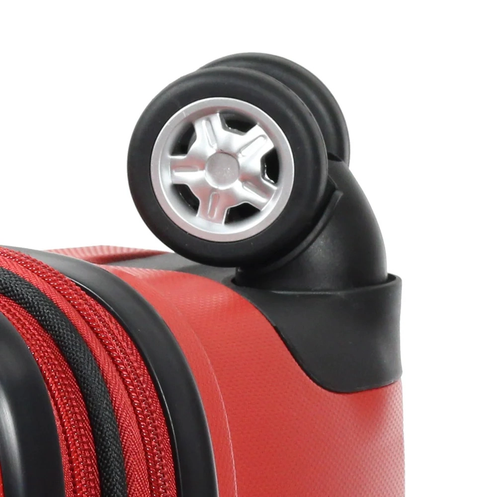 Mala de Viagem Grande Expansível em Polipropileno Samsonite Spin Air Cadeado Tsa Vermelha