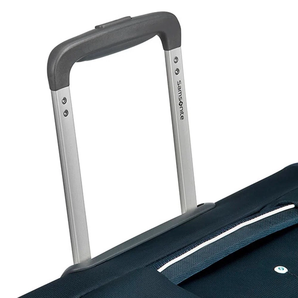 Mala de Viagem Grande Expansível Poliester Samsonite Popsoda Cadeado Tsa e Rodas Duplas Azul Marinho