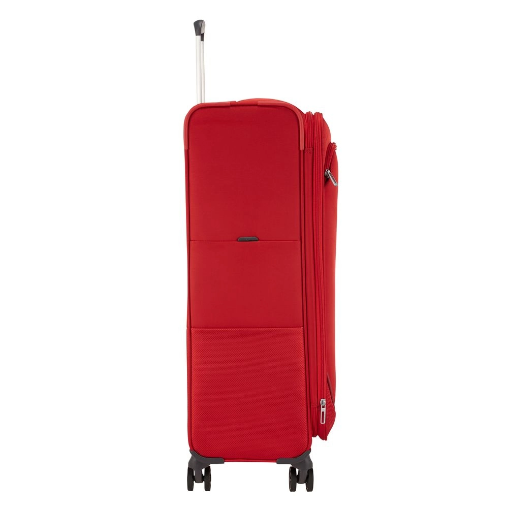 Mala de Viagem Grande Expansível Poliester Samsonite Popsoda Cadeado Tsa e Rodas Duplas Vermelha