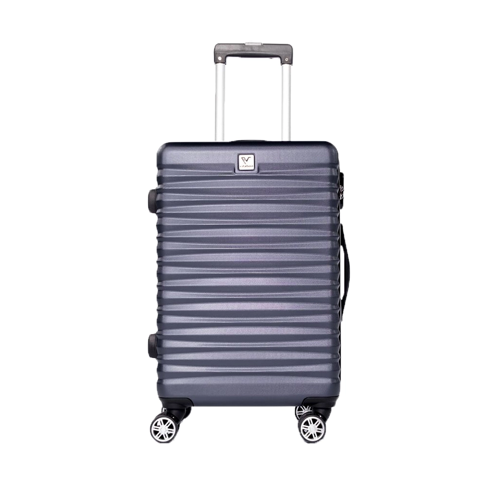 Mala de Viagem Grande Expansível Vilabon VB00127 Abs Cadeado Tsa Rodas Duplas 360 Azul Marinho