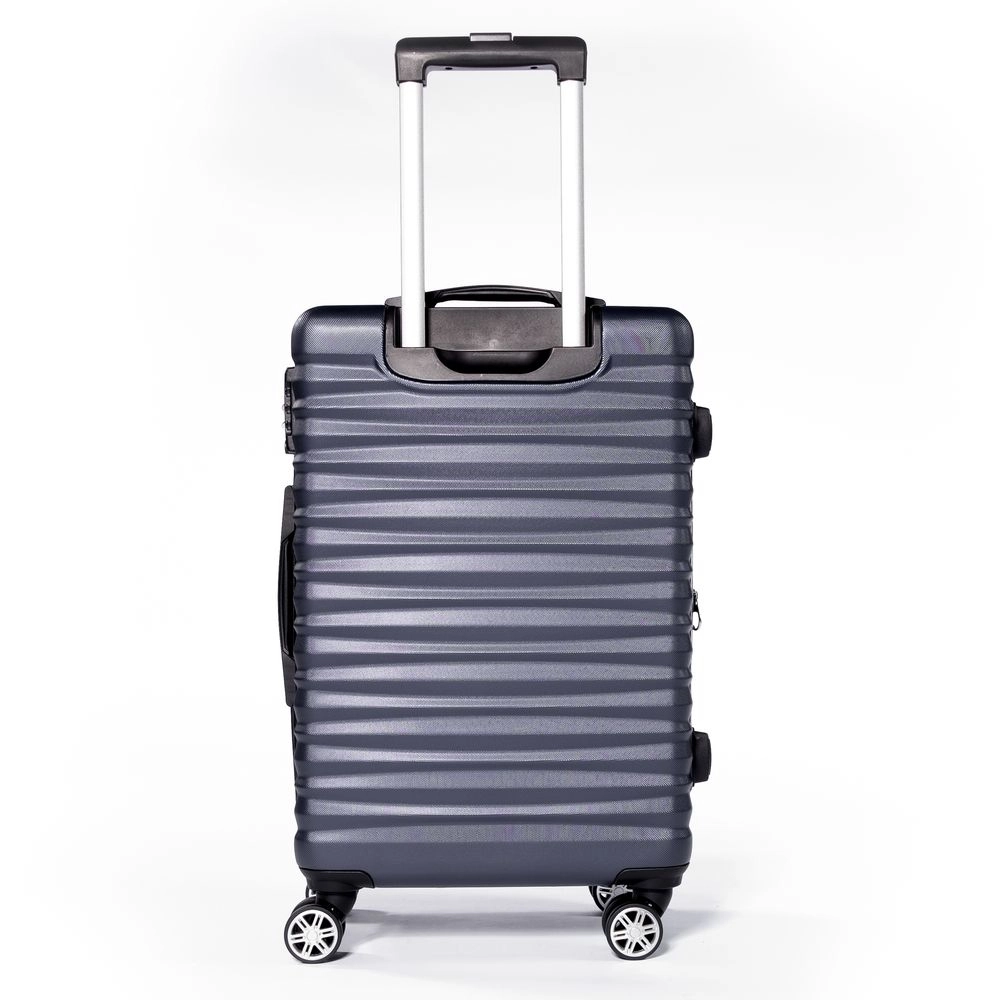 Mala de Viagem Grande Expansível Vilabon VB00127 Abs Cadeado Tsa Rodas Duplas 360 Azul Marinho