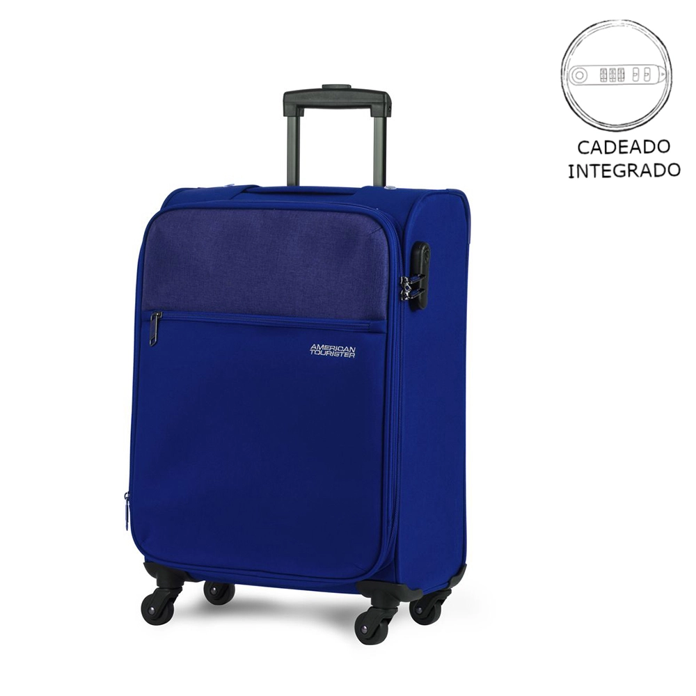 Mala de Viagem Média Poliester American Tourister By Samsonite Frankfurt Cadeado Integrado