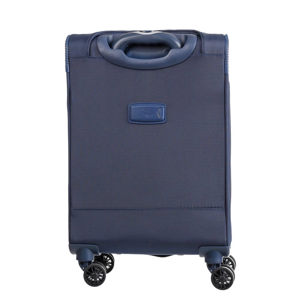 Mala de Viagem Media em Poliester Samsonite Kick Air Cadeado Tsa e Rodas Duplas 360 Azul