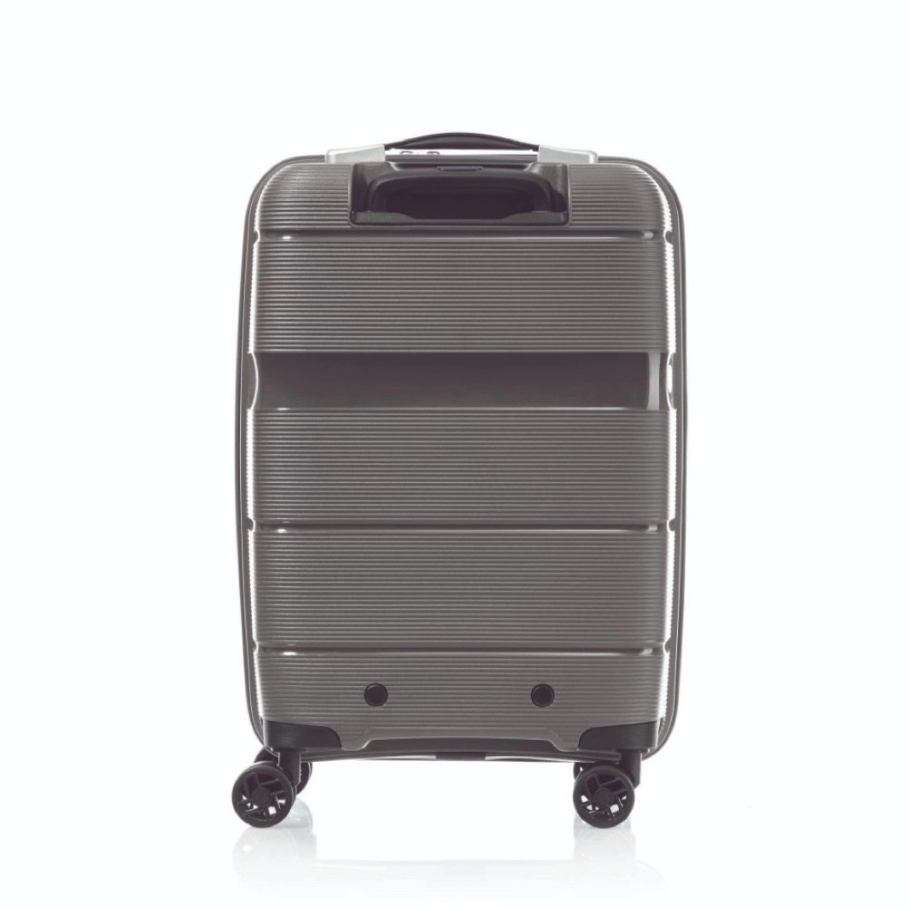 Mala de Viagem Media em Polipropileno American Tourister Linex Cadeado Tsa Titanium