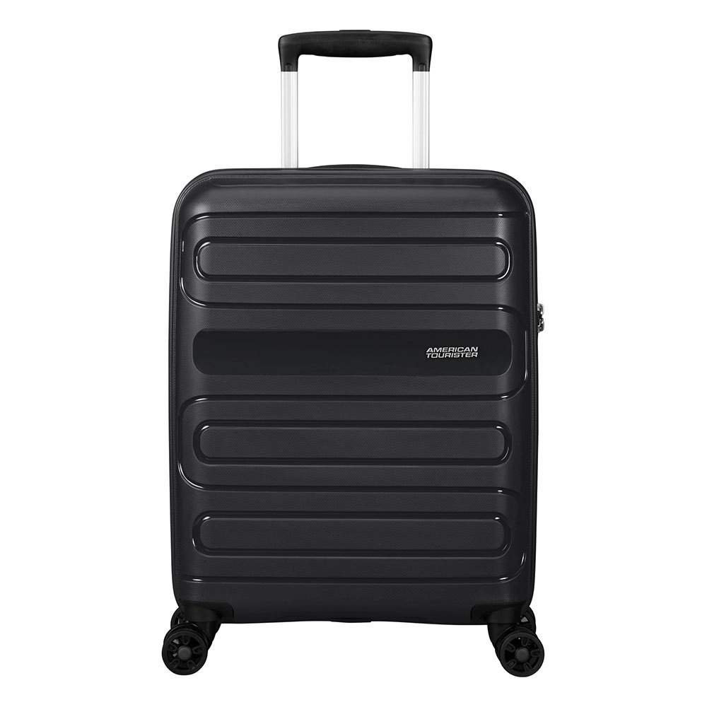 Mala de Viagem Media em Polipropileno American Tourister Sunside Cadeado Tsa Preta