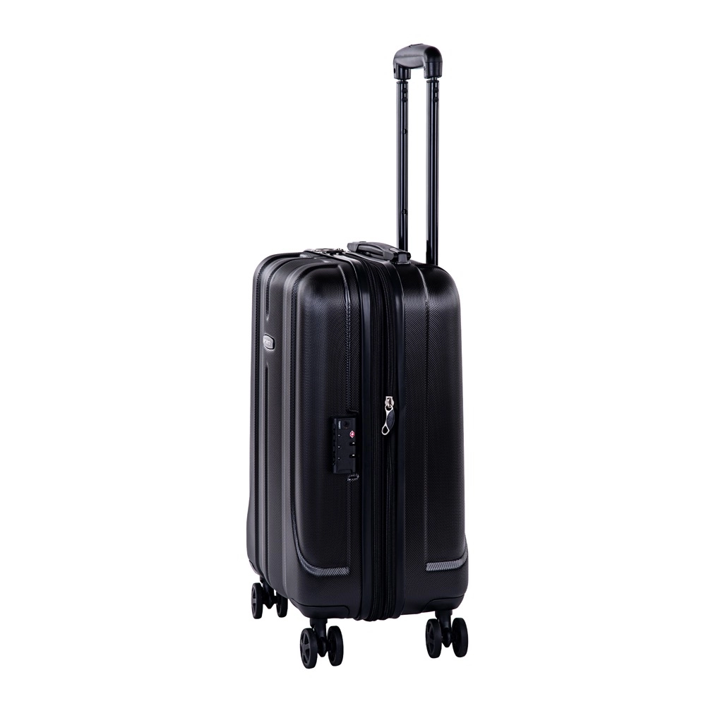Mala de Viagem Media Expansivel Samsonite Fiero Cadeado Tsa e Rodas Duplas Preta