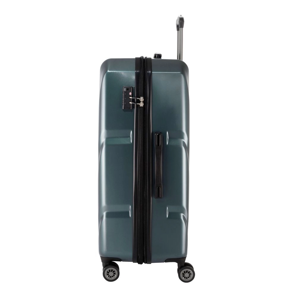Mala Grande de Viagem Expansível em Policarbonato Samsonite Vegas Cadeado Tsa e Rodas Duplas Verde