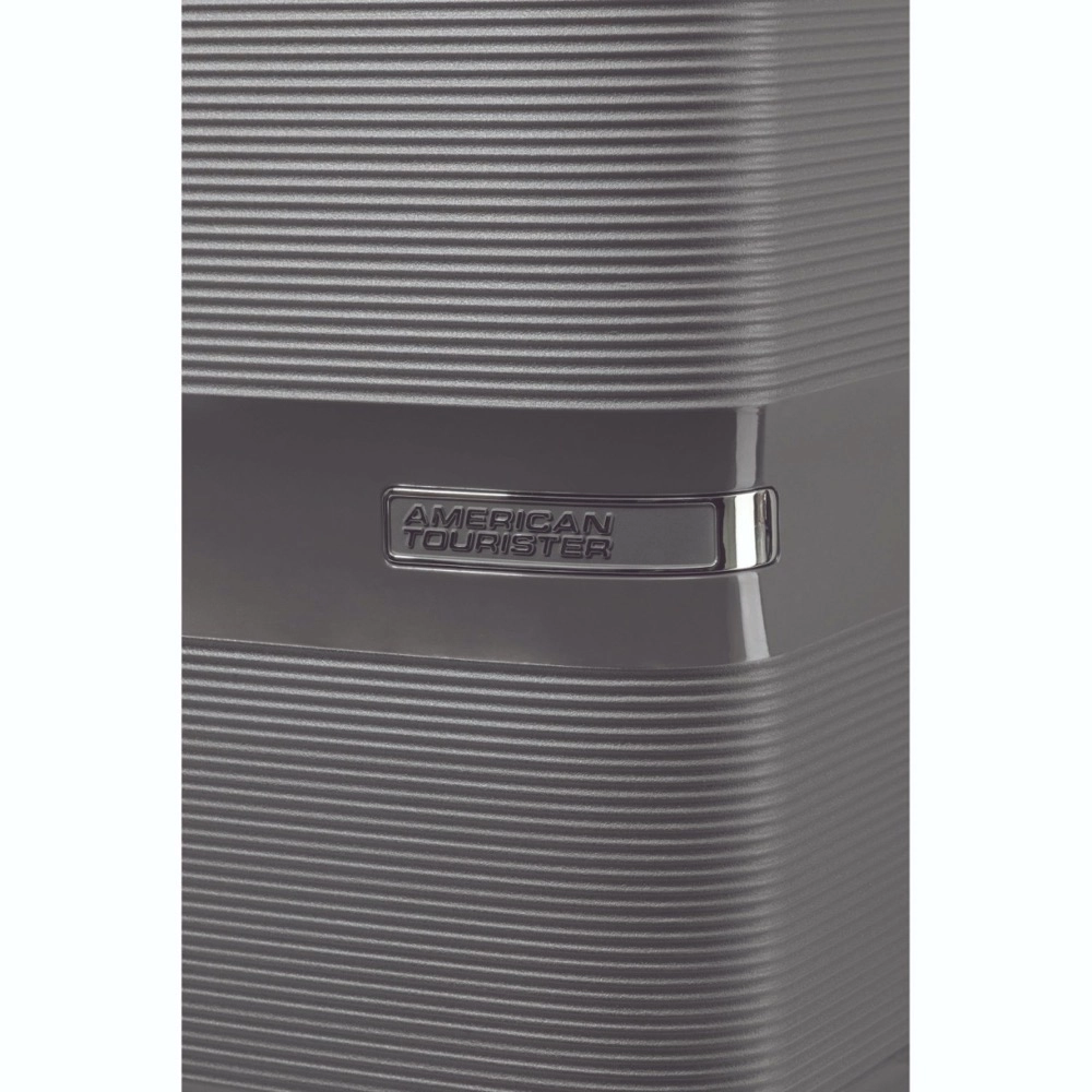 Mala Grande de Viagem Expansível em Polipropileno American Tourister Linex Cadeado Tsa Titanium