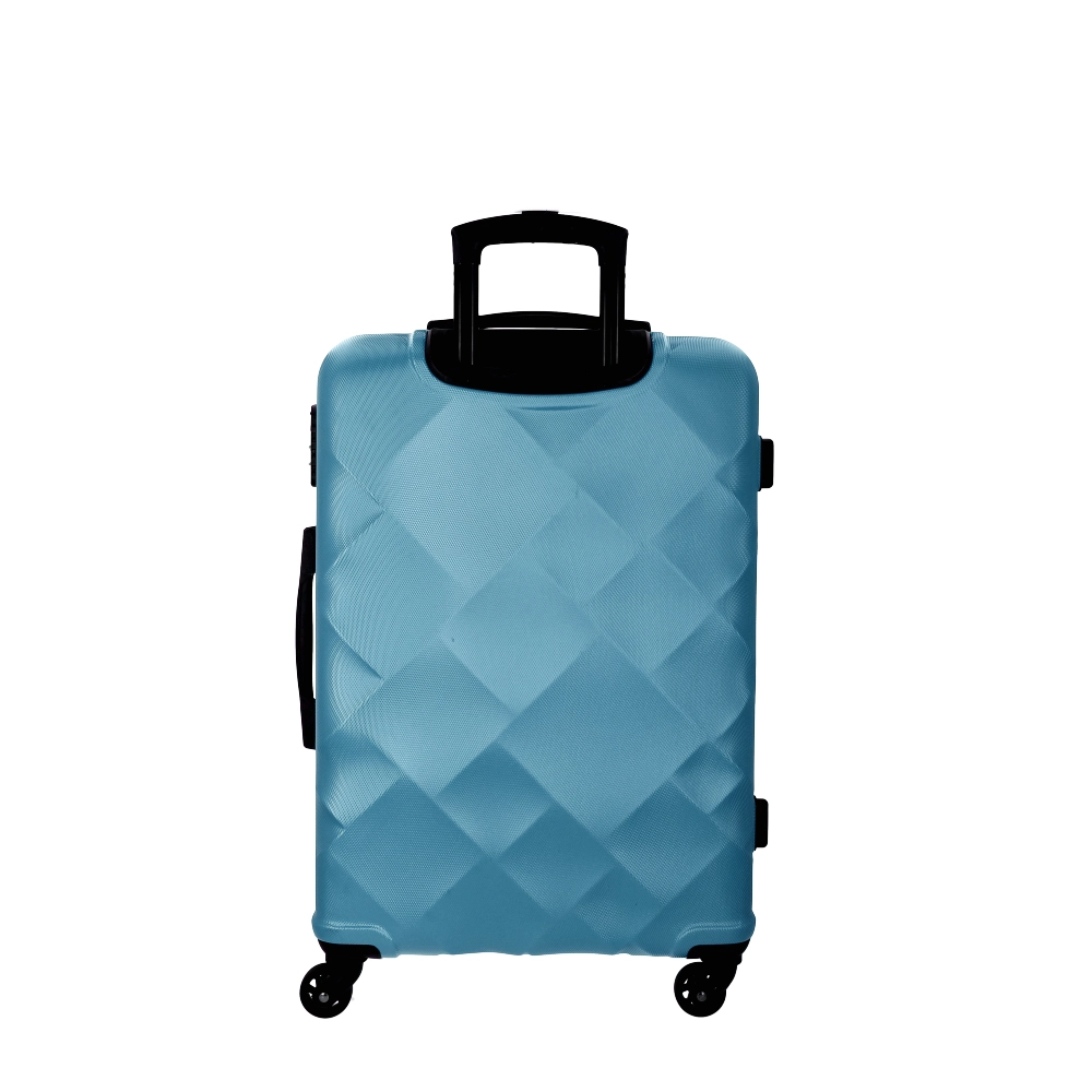 Mala Grande para Viagem Abs American Tourister Universe Cadeado Integrado Rodas 360º Verde Petroleo