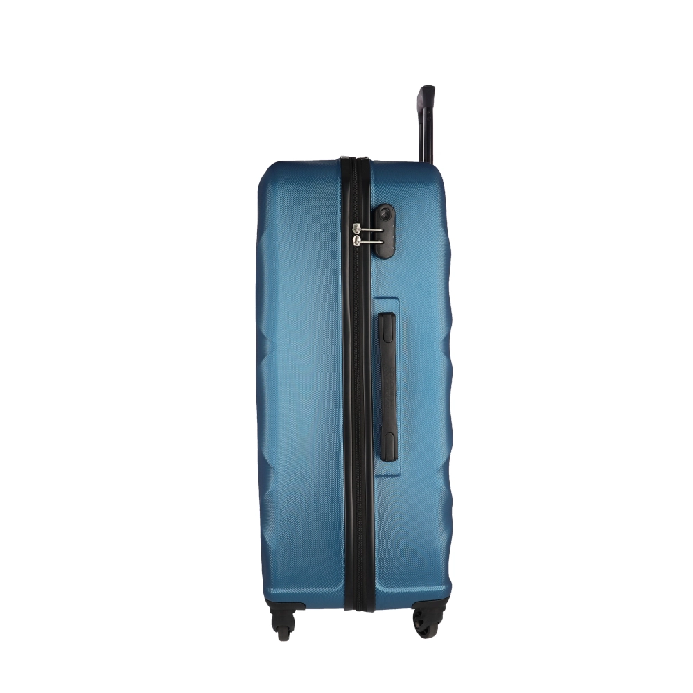Mala Grande para Viagem Abs American Tourister Universe Cadeado Integrado Rodas 360º Verde Petroleo