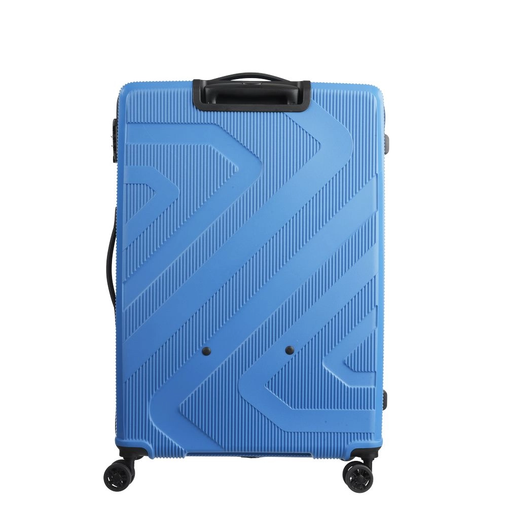 Mala Grande para Viagem Polipropileno American Tourister Camboriu Cadeado Tsa Rodas 360º Azul
