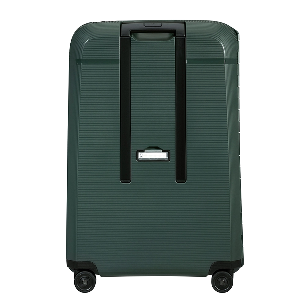 Mala Média Magnum Eco Samsonite Polipropileno Cadeado Tsa e Rodas Duplas Giro 360 Verde