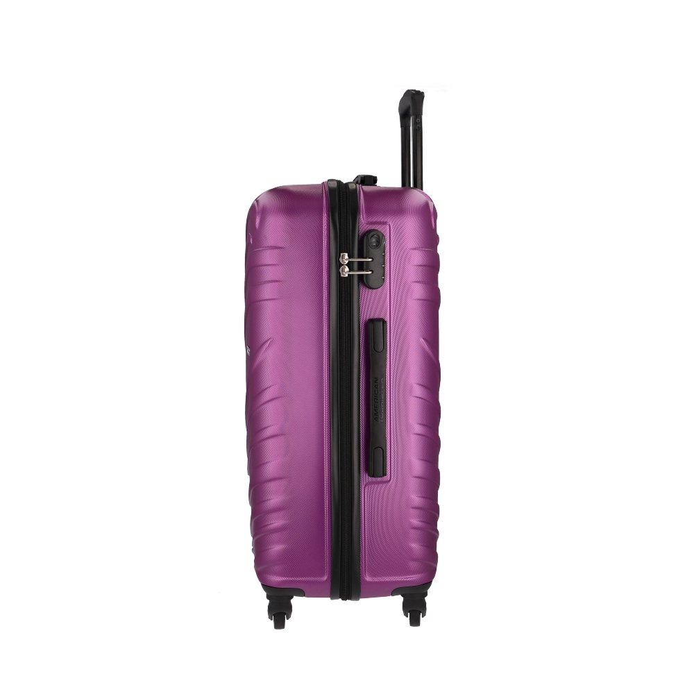 Mala Média para Viagem Abs American Tourister Tesa By Samsonite Cadeado Integrado Roxo Magenta