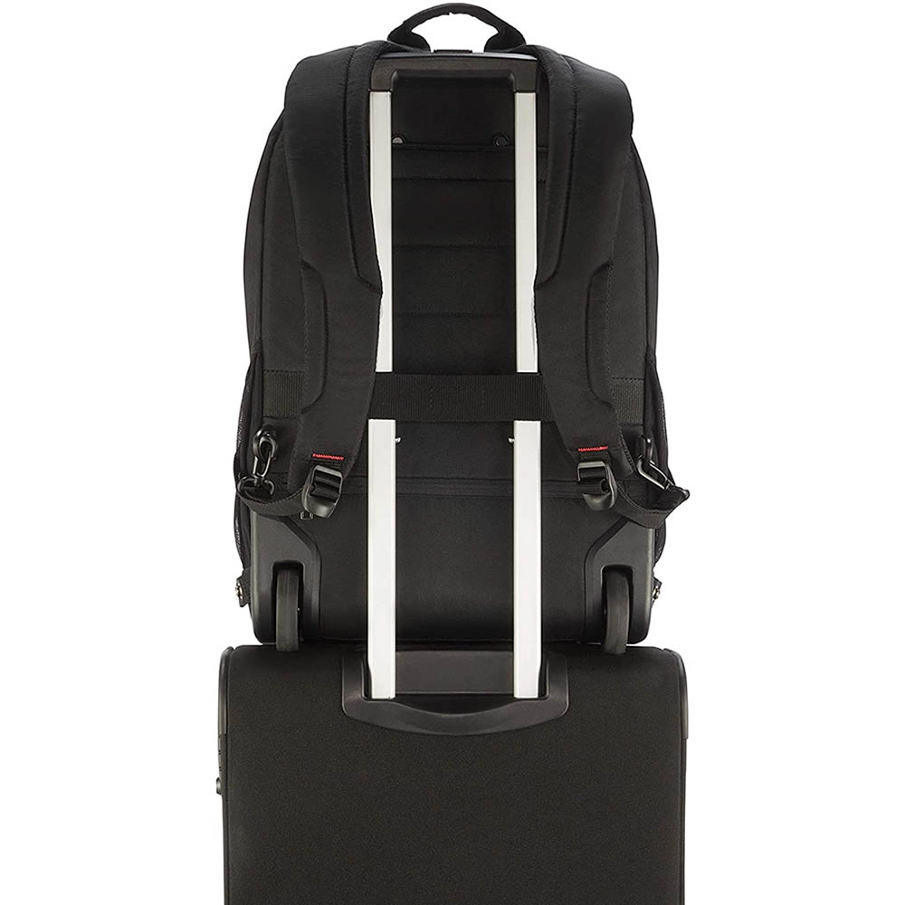 Mochila com Rodinhas Executiva para Notebook Samsonite em Poliester Guard It Preto