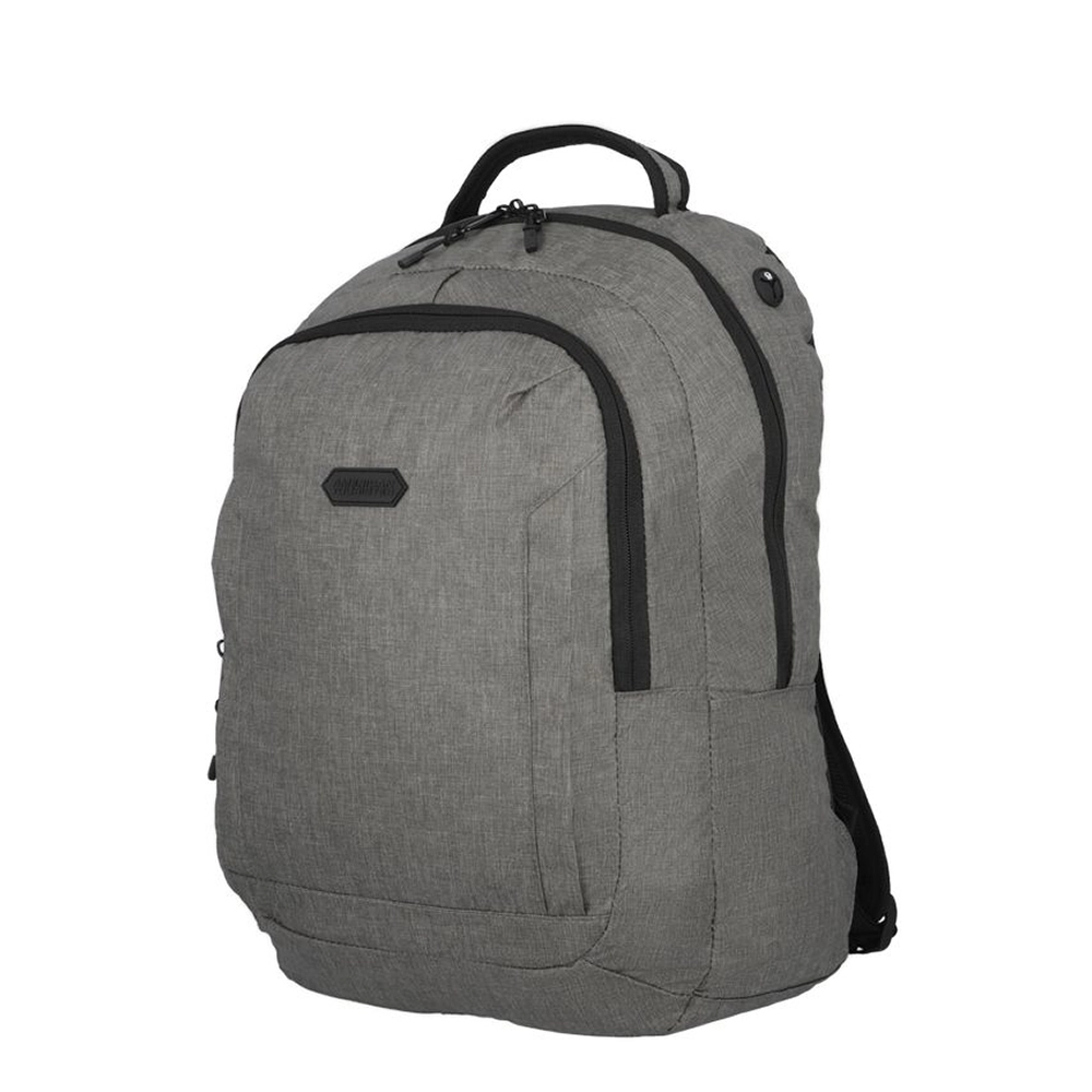 Mochila para Notebook em Poliéster American Tourister By Samsonite Newport Plus Cinza e Preta