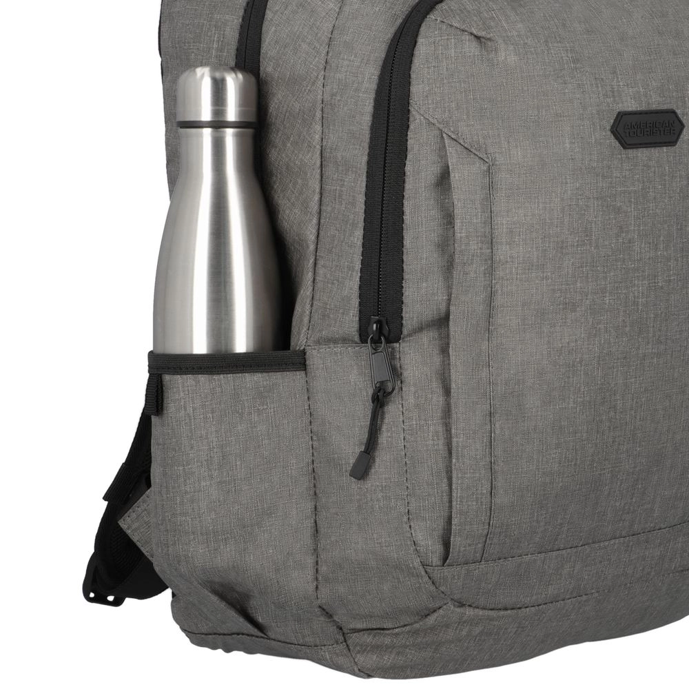 Mochila para Notebook em Poliéster American Tourister By Samsonite Newport Plus Cinza e Preta