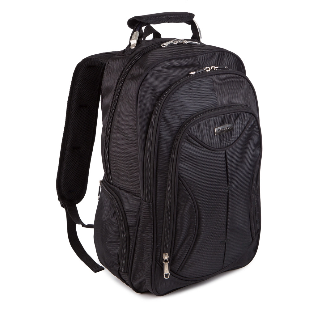 Mochila para Notebook Executiva Reforçada com Cabo de Aço Convoy 018 Preta
