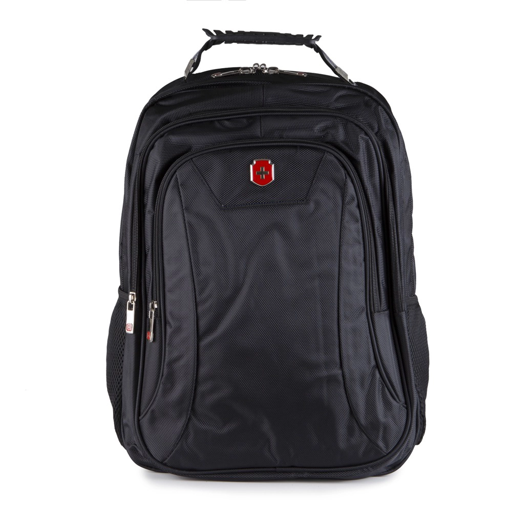 Mochila para Notebook Executiva Swissland SL04005 em Poliester Reforçada com Cabo de Aço 18 Preto