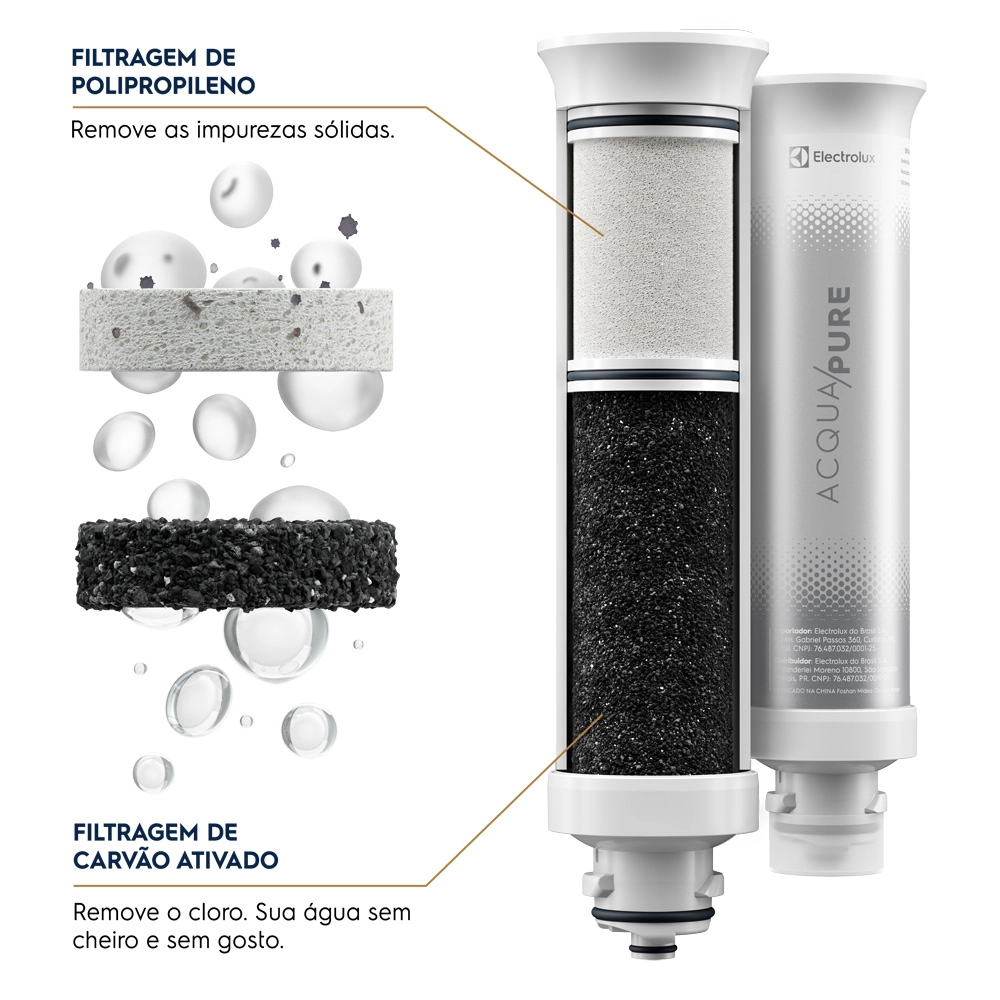 Purificador de Água Electrolux PE12B Pure 4x com Água Gelada Branco Bivolt