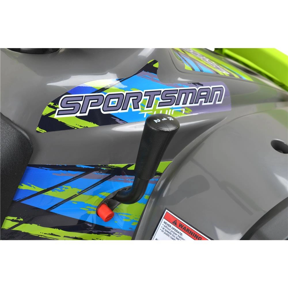 Quadriciclo Elétrico Infantil Peg-pérego Polaris Sportsman 700 Twin 12v Verde