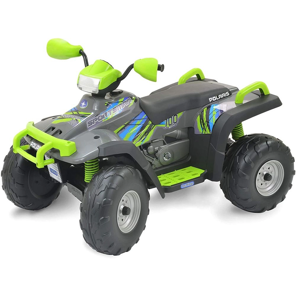 Quadriciclo Elétrico Infantil Peg-pérego Polaris Sportsman 700 Twin 12v Verde