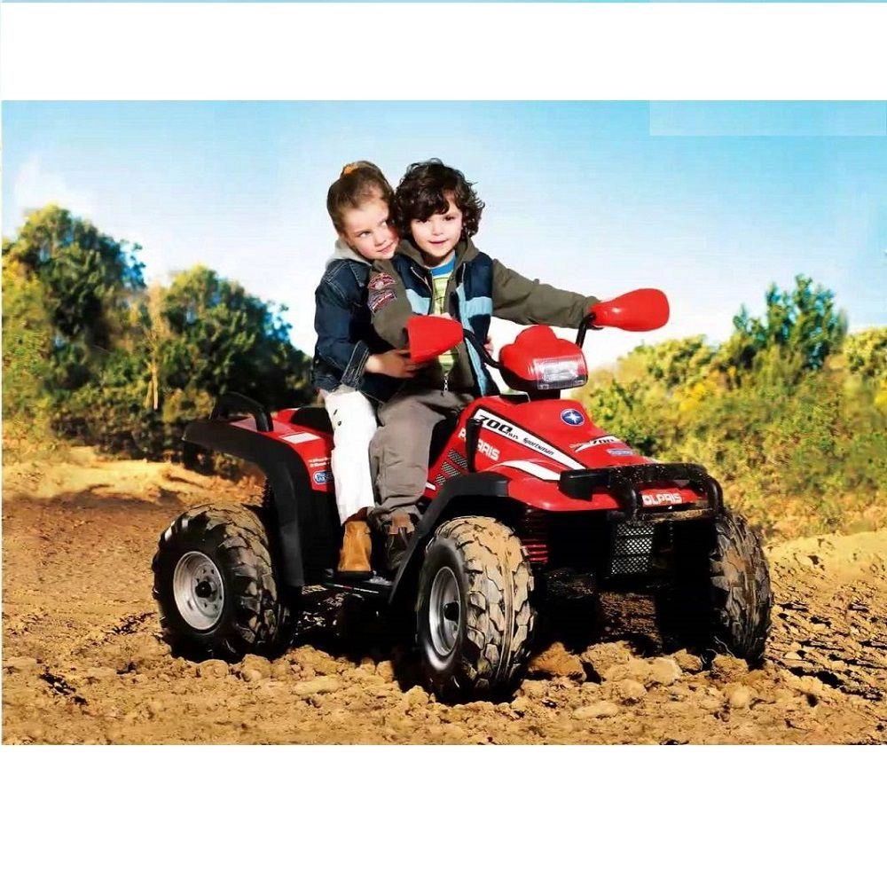 Quadriciclo Eletrico Infantil Peg-pérego Polaris Sportsman 700 Twin 12v Vermelho