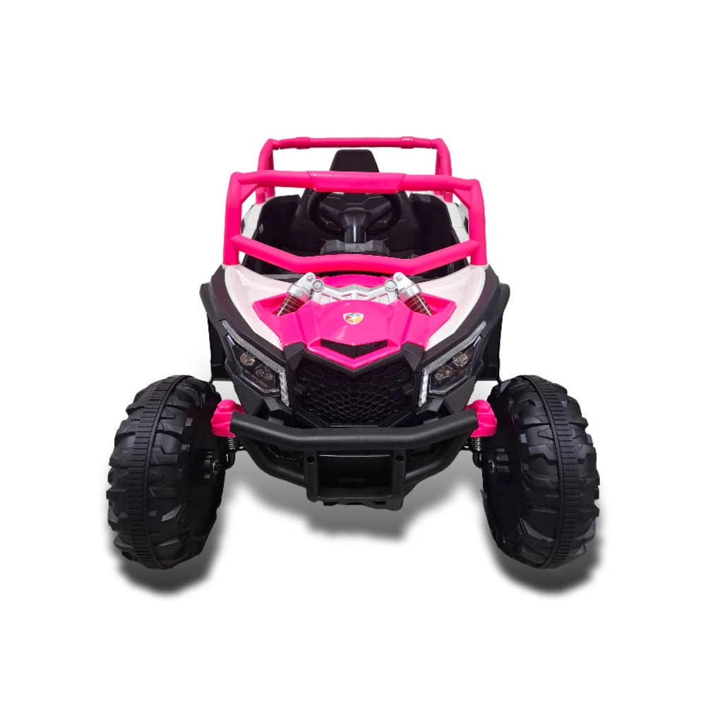 Quadriciclo Utv Carro Elétrico Infantil 12v Bang Toys R3 com Controle Remoto Rosa