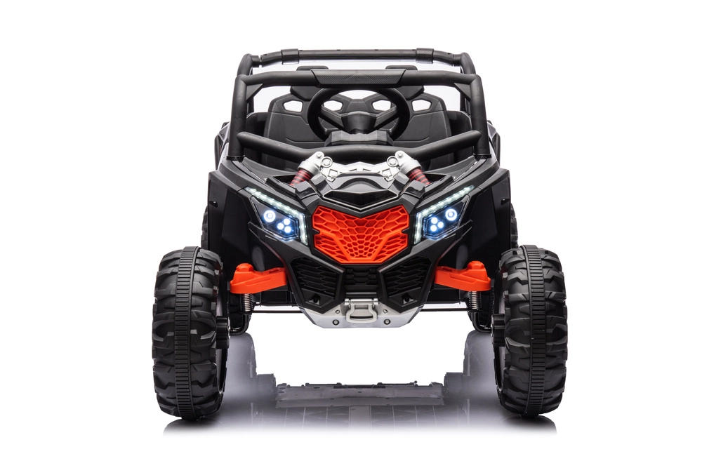 Quadriciclo Utv Elétrico Infantil Bang Toys 12v R3 Preto com Laranja Bivolt