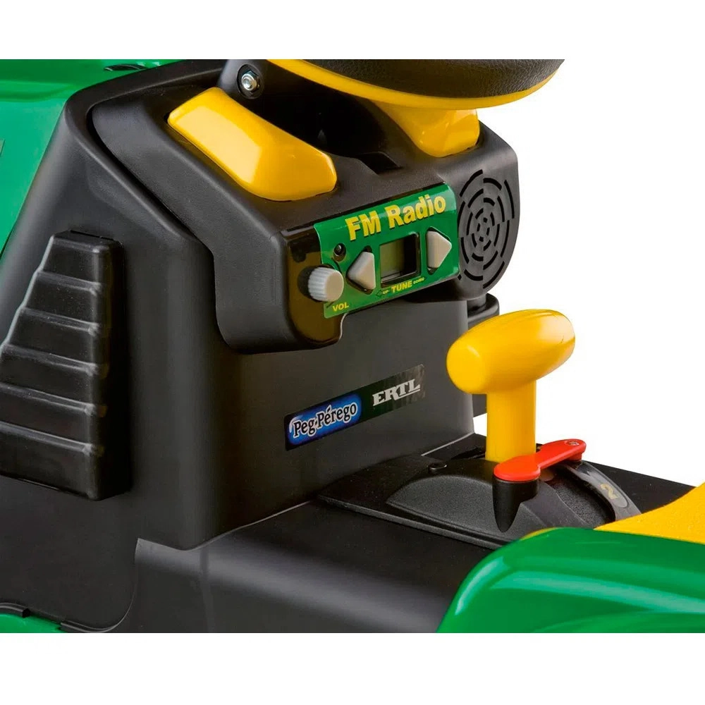 Trator Elétrico Infantil Pég-pérego John Deere Ground Force 12v Verde e Amarelo