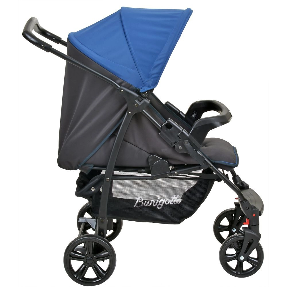 Travel System Burigotto Carrinho de Bebê com Bebê Conforto Ecco + Touring X Azul