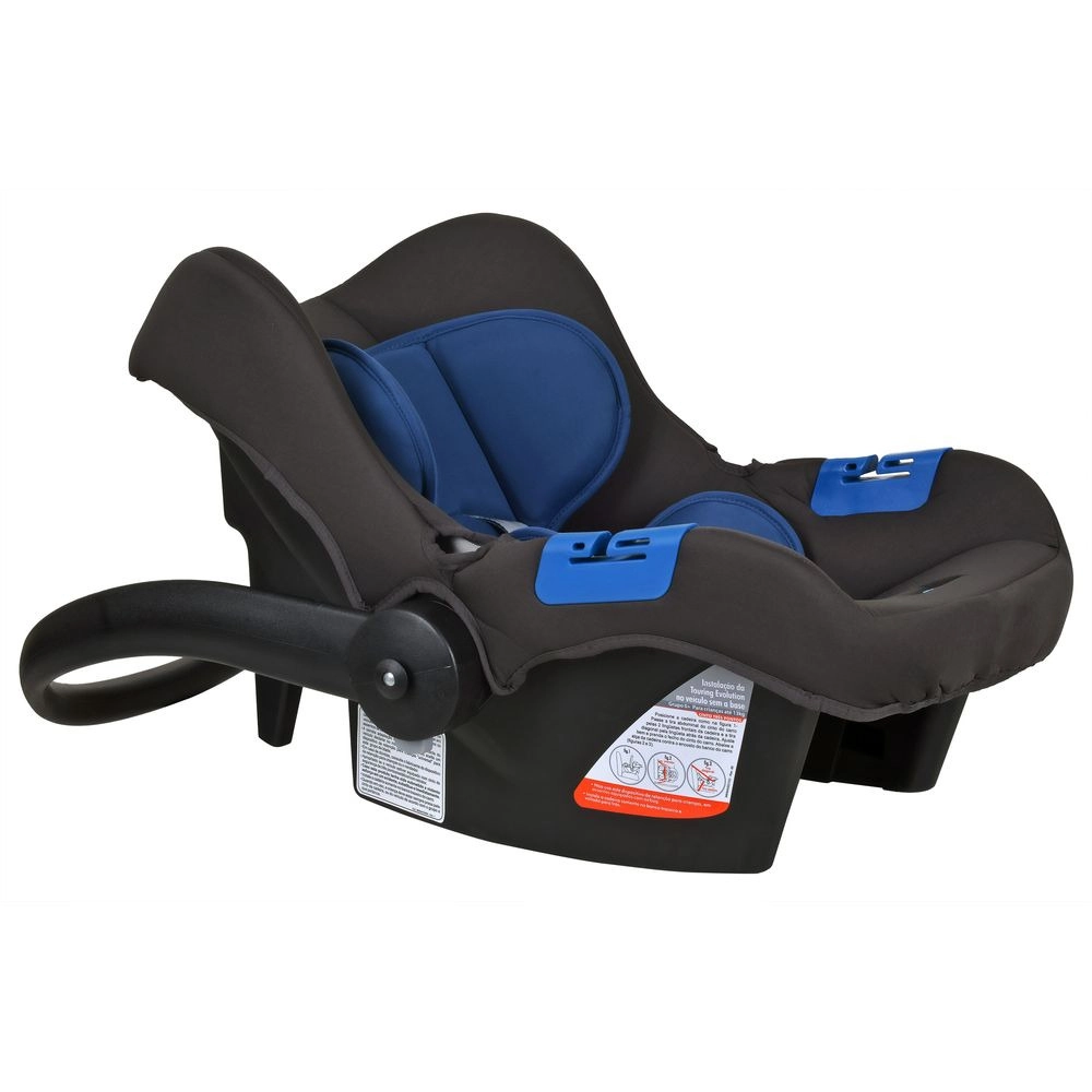 Travel System Burigotto Carrinho de Bebê com Bebê Conforto Ecco + Touring X Azul