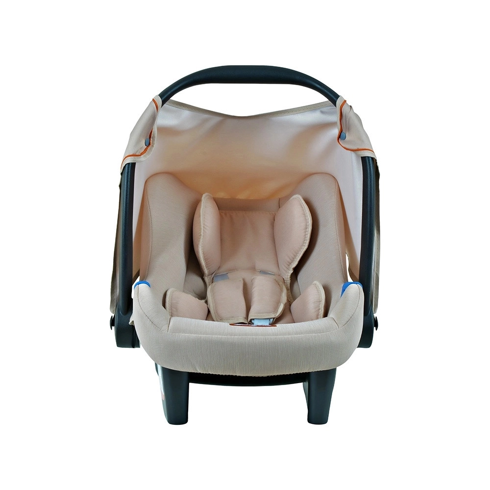 Travel System Burigotto Carrinho de Bebê com Bebê Conforto Ecco + Touring X Mon Amour Bege