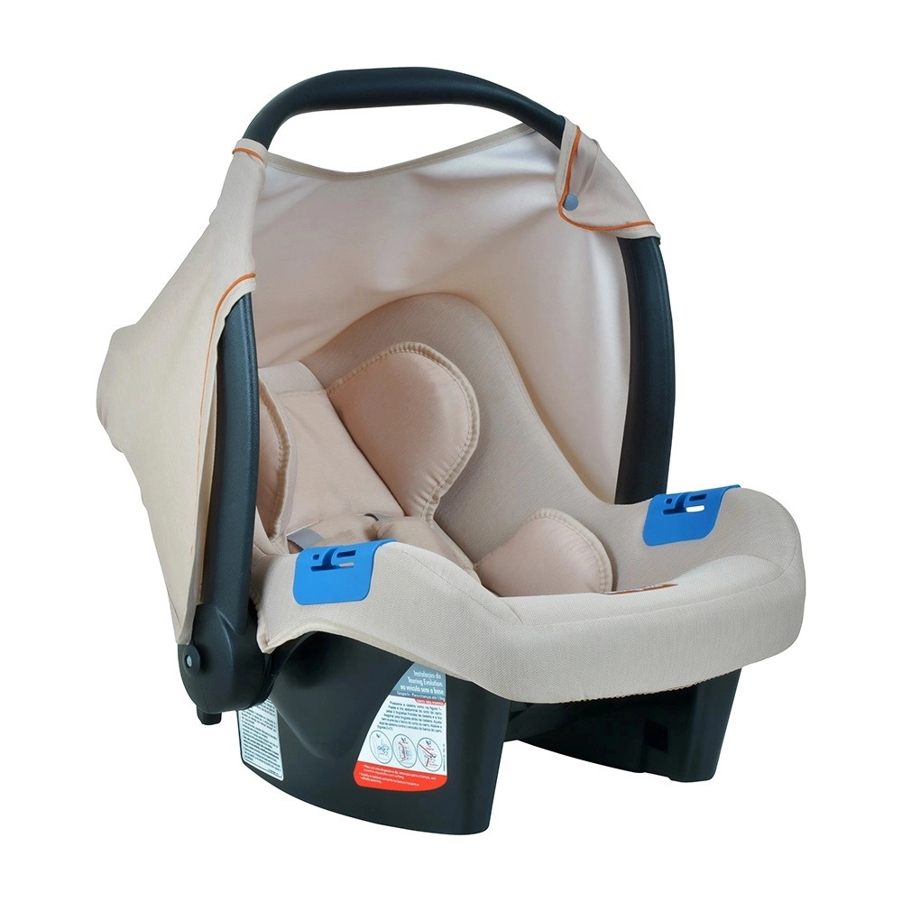 Travel System Burigotto Carrinho de Bebê com Bebê Conforto Ecco + Touring X Mon Amour Bege