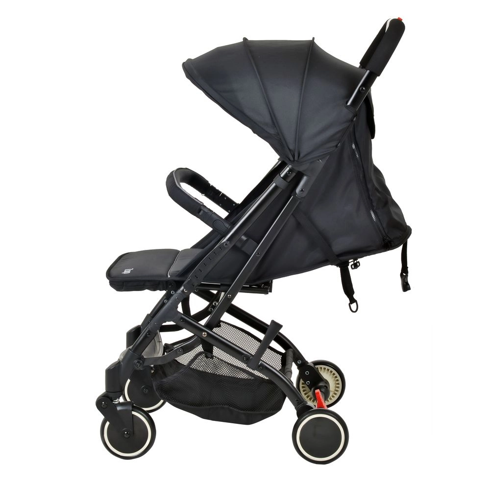 Travel System Burigotto Carrinho de Bebê Zap Preto com Bebê Conforto Touring X Gray Preto com Cinza