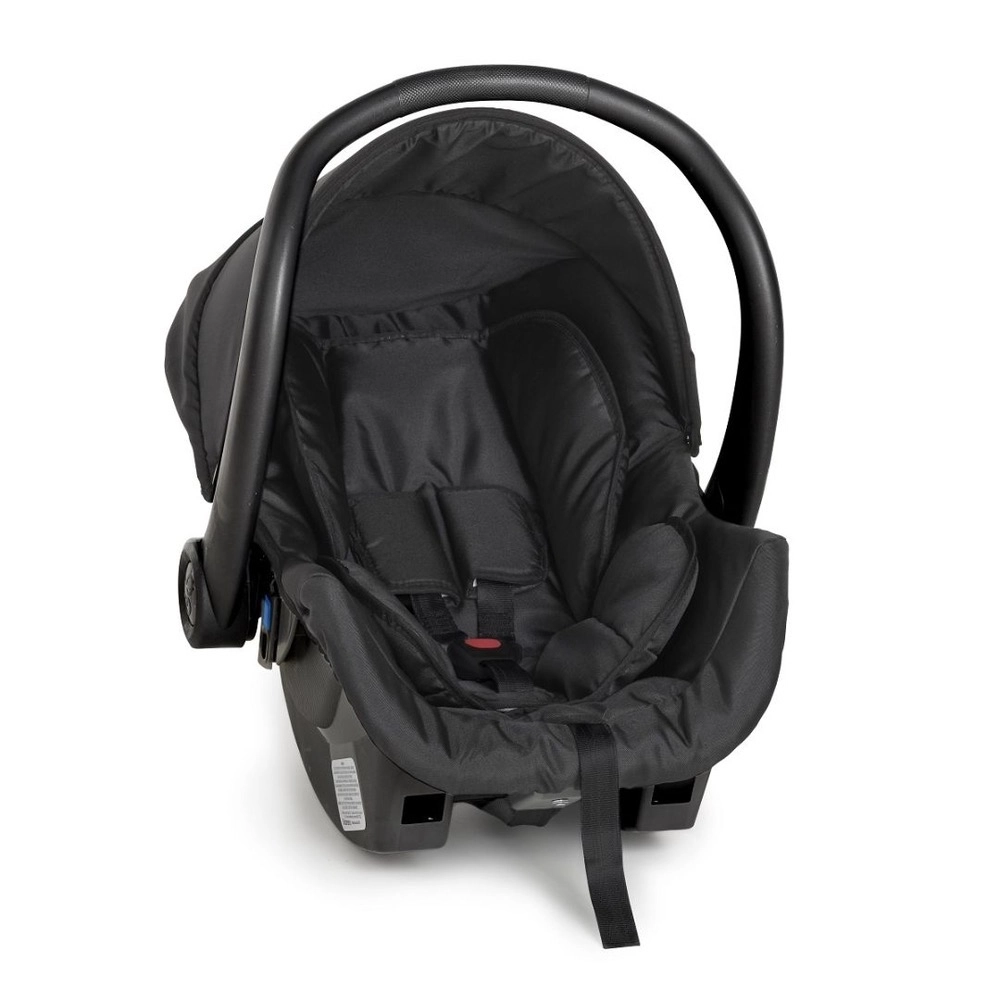 Travel System Galzerano Carrinho de Bebê Milano com Bebe Conforto Cocoon Preto com Cobre