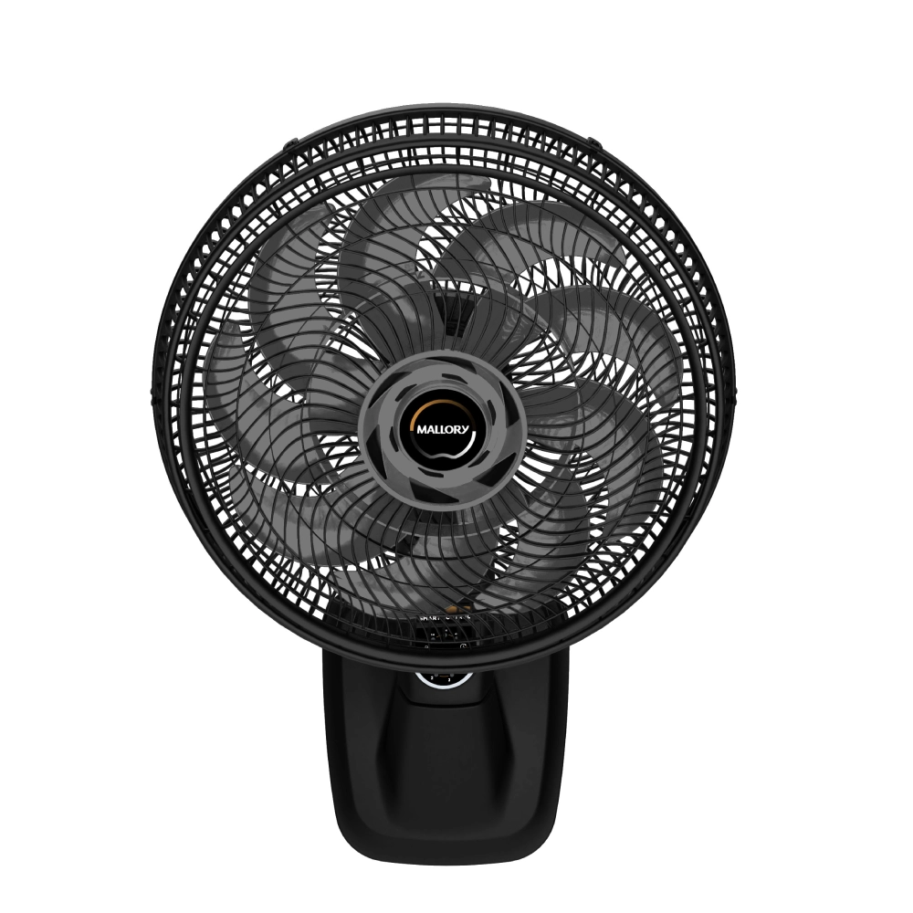 Ventilador de Parede Mallory Smart Control 140w Preto com Grafite